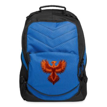Phoenix Flame Emblem - Computer Backpack - royal blue - Front