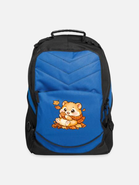Autumn Hamster Bliss - Computer Backpack - royal blue