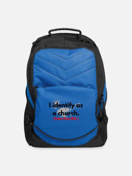 Independent Church Tax Satire - Computer Backpack - royal blue