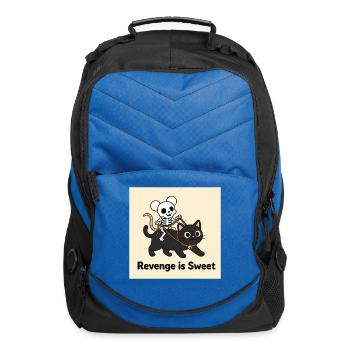 Revenge is Sweet Halloween Design - Computer Backpack - royal blue - Front