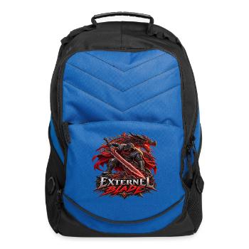 Eternal Blade – Dark Fantasy Warrior & Dragon - Computer Backpack - royal blue - Front