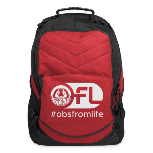 Observations from Life Logo with Hashtag - Computer Backpack