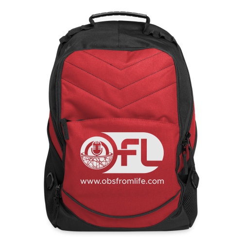 Observations from Life Logo with Web Address - Computer Backpack