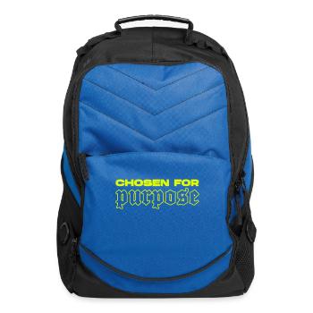 Purpose Aesthetic Christian Clothing - Computer Backpack - royal blue - Front