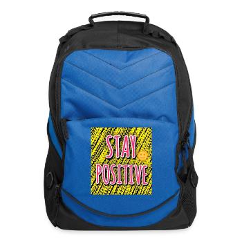 Stay Positive -  Quote Tank Top - Computer Backpack - royal blue - Front