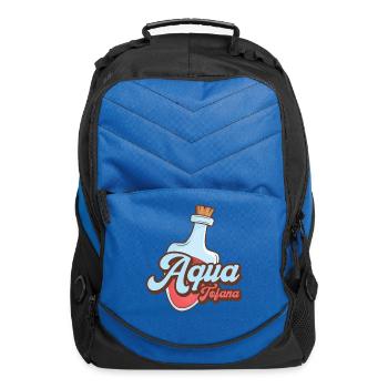 Aqua Tofana Vintage Poison Bottle Line Art Crime - Computer Backpack - royal blue - Front