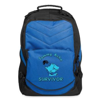 Tummy ache survivor - Computer Backpack - royal blue - Front