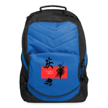 The Strongest Blade Is a Hidden One Ninja Samurai  - Computer Backpack - royal blue - Front