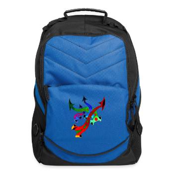T-SHIRTS SHOPFRONT DESIGNS CLOTHING GOING FORWARD - Computer Backpack - royal blue - Front