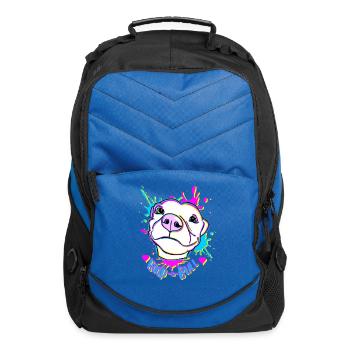 Boop-a-Bull Neon Splash - Computer Backpack - royal blue - Front