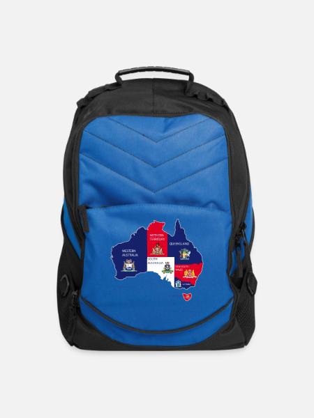 Map of Australia - Computer Backpack - royal blue