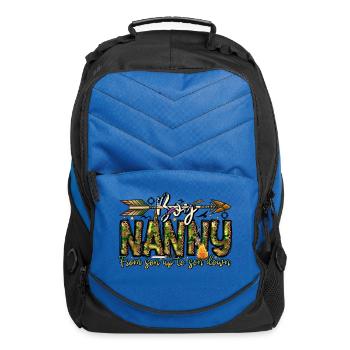 Boy Nanny From Son Up To Son Down - Computer Backpack - royal blue - Front
