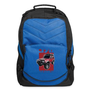J70 Series Toyota Landcruiser - Computer Backpack - royal blue - Front