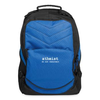 Atheist Do Not Resurrect - Computer Backpack - royal blue - Front