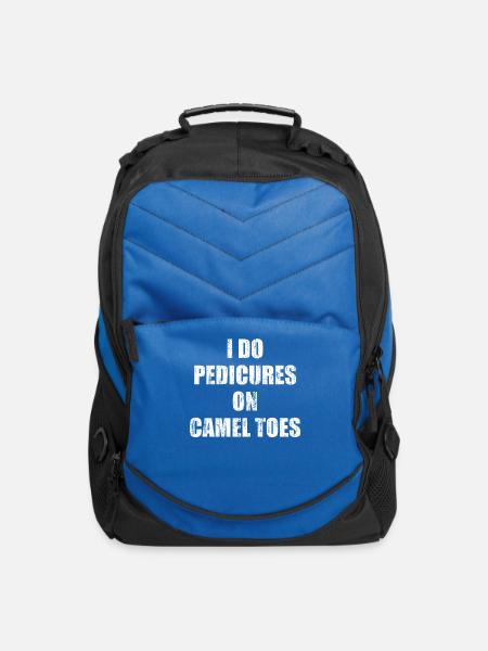 I do pedicures on Camel toes - Computer Backpack - royal blue