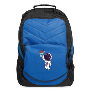 Bubble Tea Junkie, Bubble Tea Lover - Computer Backpack - royal blue - Front