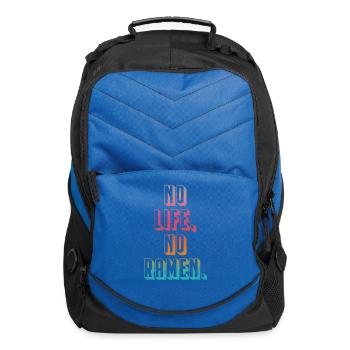 No life no ramen - Computer Backpack - royal blue - Front