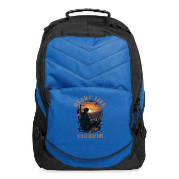 Otaku life is the best life - Computer Backpack - royal blue - Front