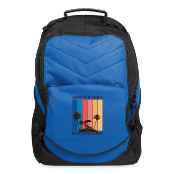 Summer Vibes Beach Paradise - Computer Backpack - royal blue - Front