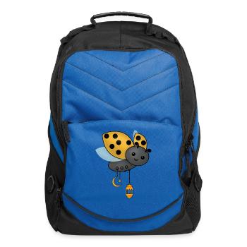 Ramadan Ladybug Lanterns - Computer Backpack - royal blue - Front