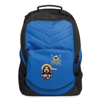 Funny Atheist Jesus Christmas - Computer Backpack - royal blue - Front
