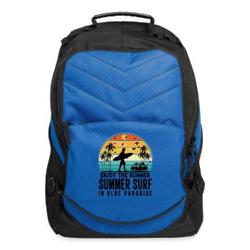 Enjoy The Summer in beach - Computer Backpack - royal blue - Front
