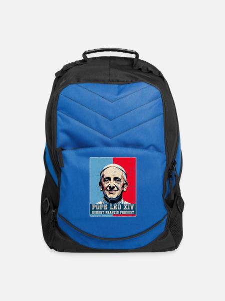 POPE LEO XIV VINTAGE HOPE - Computer Backpack - royal blue