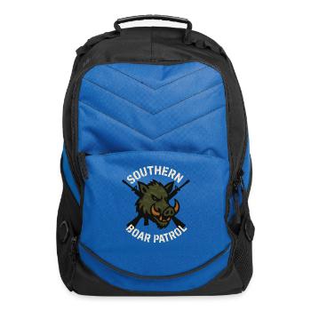 Hog Hunting Feral Pig Boar Control Wild Hog Patrol - Computer Backpack - royal blue - Front