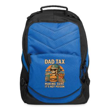 Retro Dad Tax Making Sure It's Not Poison - Computer Backpack - royal blue - Front