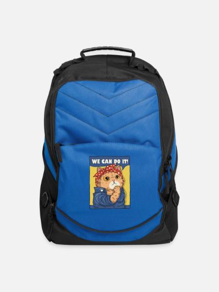 We Can Do It - Computer Backpack - royal blue