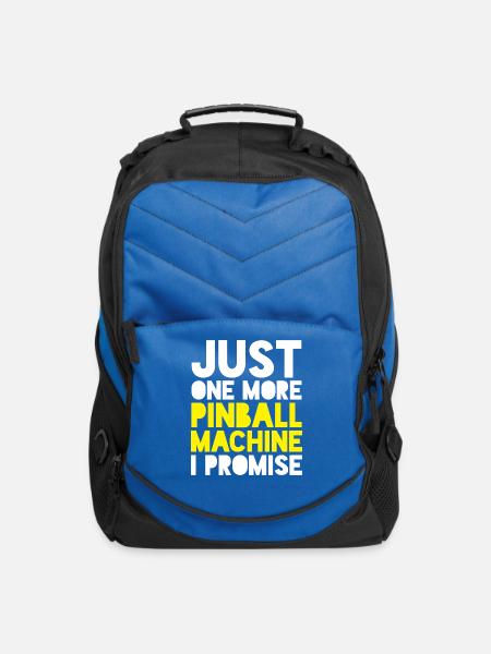 Pinball Machine Pinball Player - Computer Backpack - royal blue