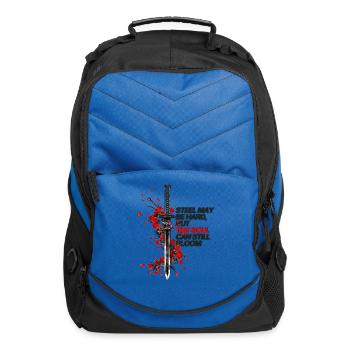 Sakura Bloom Blade - Computer Backpack - royal blue - Front