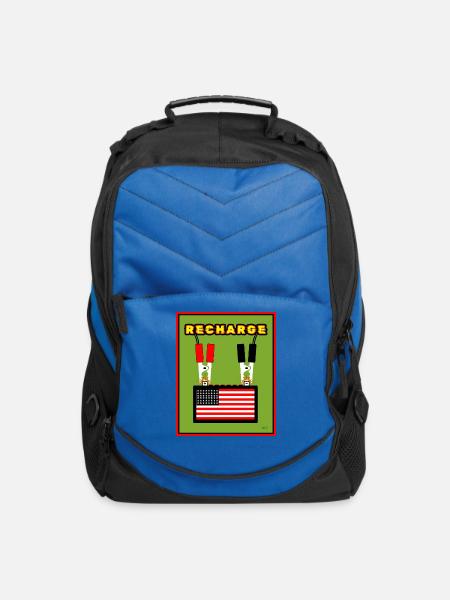 RECHARGE - Computer Backpack - royal blue