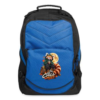 Chill Mode Red Panda Autumn - Computer Backpack - royal blue - Front