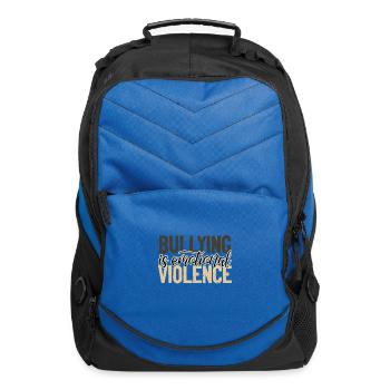Anti Bullying Gifts Bullying is Emotional - Computer Backpack - royal blue - Front