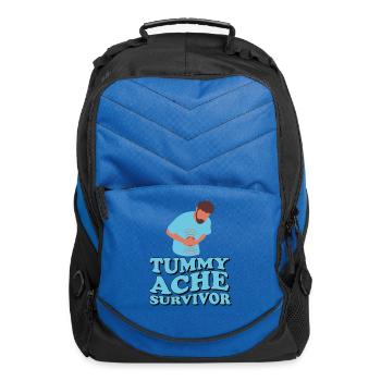 Tummy Ache Survivor Stomachache Ibs - Computer Backpack - royal blue - Front