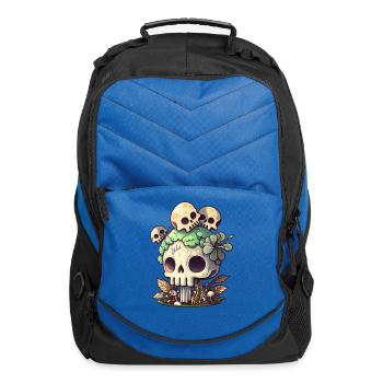 Mushroom Clothing Collector Graphic - Computer Backpack - royal blue - Front
