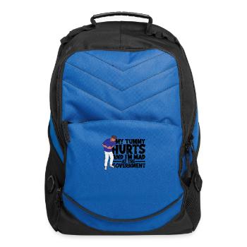My Tummy Hurts And I'm Mad At The Government - - Computer Backpack - royal blue - Front