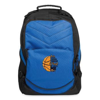 Christian Basketball - Religious Beliefs - Computer Backpack - royal blue - Front