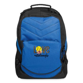 Softball Nanny Of Softball Player Nanny Grandma - Computer Backpack - royal blue - Front