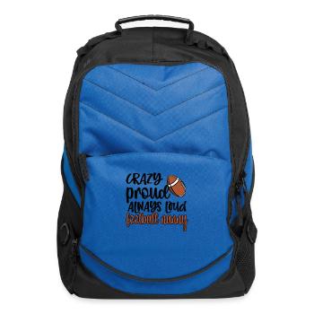 Football Nanny Grandma Of Football Player Nanny - Computer Backpack - royal blue - Front