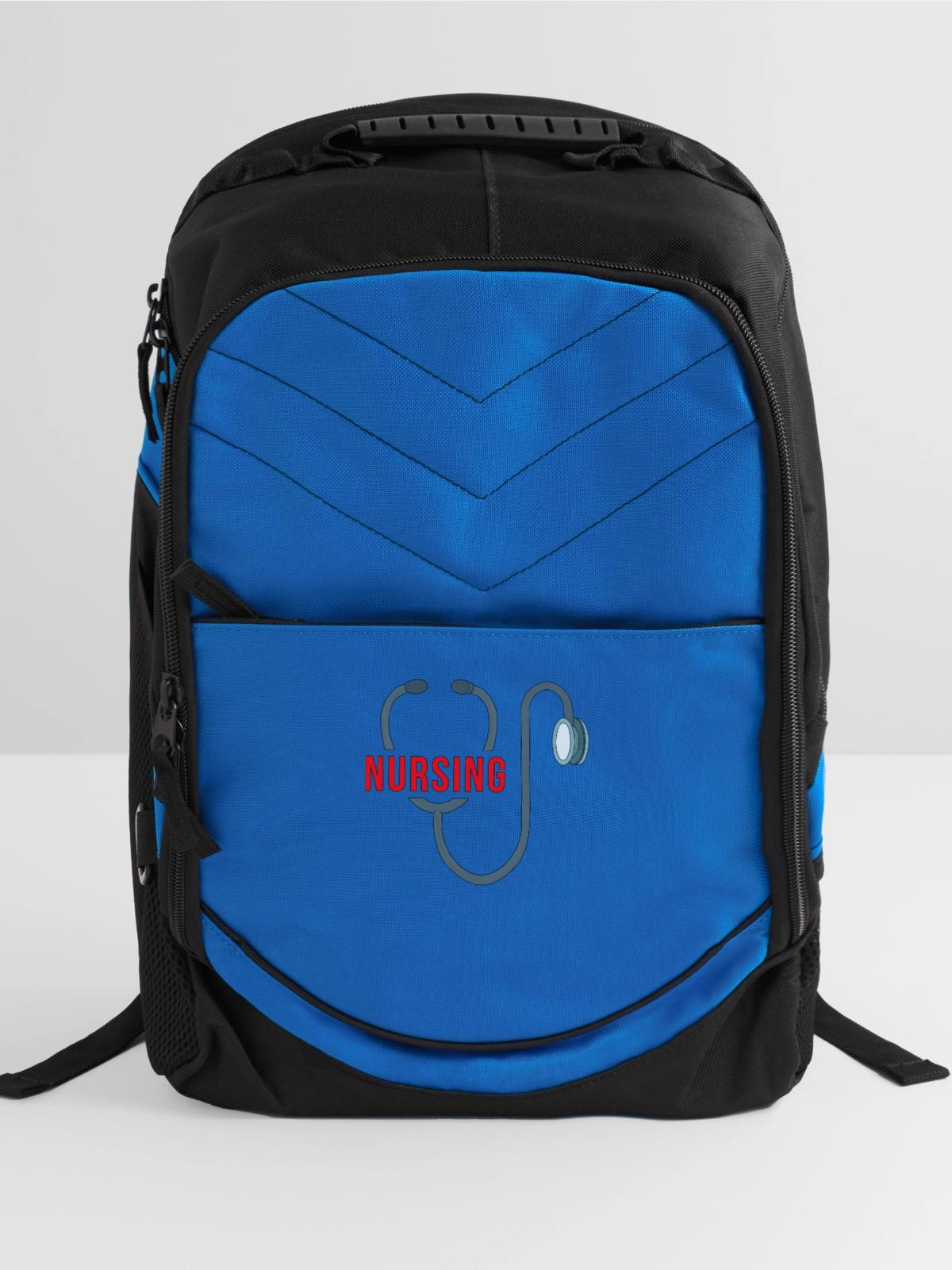 Stethoscope Nursing - Computer Backpack - royal blue - Front