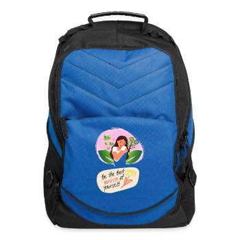 be the version of your self - Computer Backpack - royal blue - Front