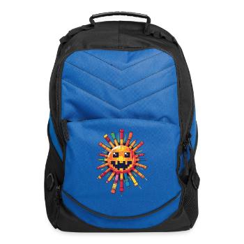 Pixel Sun Joystick - Computer Backpack - royal blue - Front