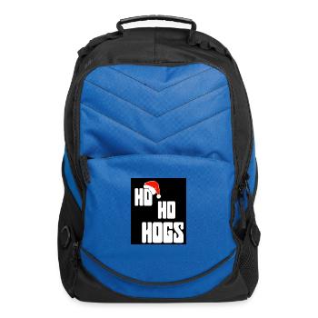 Ho Ho Hogs Classic T Shirt - Computer Backpack - royal blue - Front