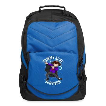 Tummy Ache Survivor Stomach Aches Abdominal Pain - Computer Backpack - royal blue - Front