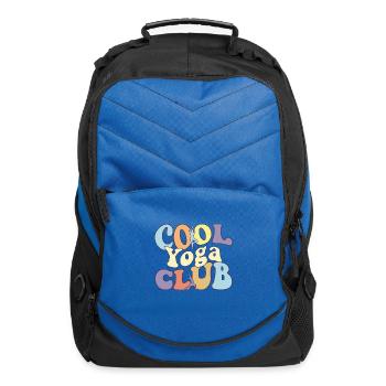 Cool Yoga Club Namaste Zen Meditation Squad Peace - Computer Backpack - royal blue - Front