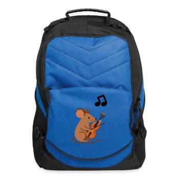 Mouse violinist. - Computer Backpack - royal blue - Front
