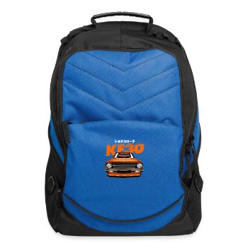 Toyota Corolla KE 30 Orange - Computer Backpack - royal blue - Front