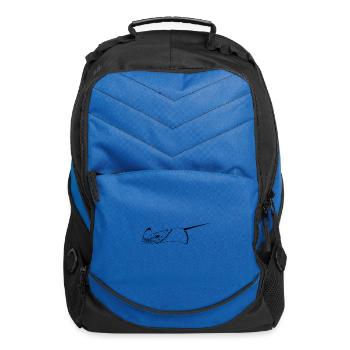Stingrays In Elegant Flight - Computer Backpack - royal blue - Front